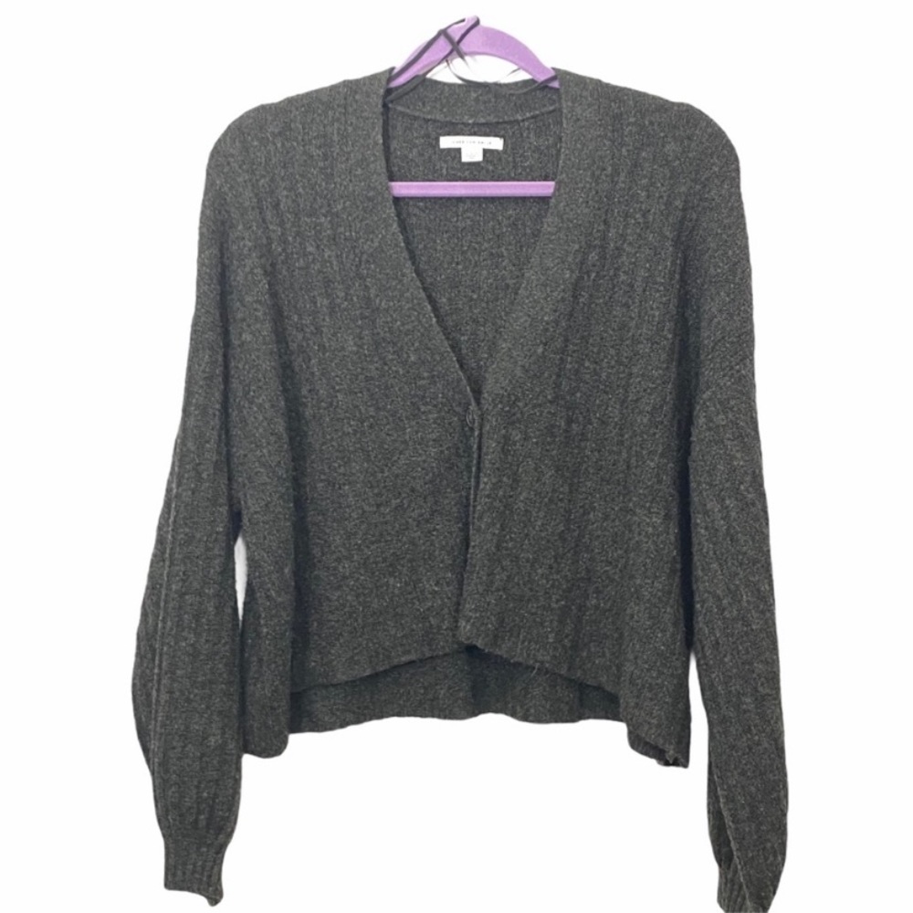 American Eagle Ribbed Oversized Crop Cardigan M